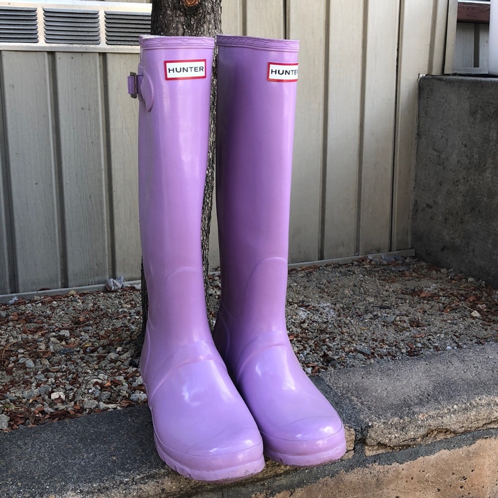 Hunter Lavender Rainboot Rain boot Original Gloss